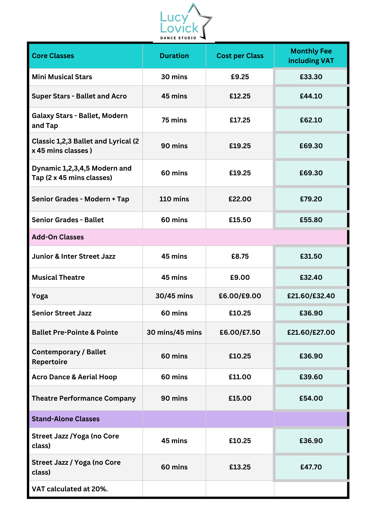Fees 2025 (1)